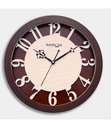 Carvy Numerals Glass Covered Analog Wall Clock RC-0381
